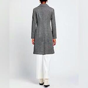 HICE Merino Wool Blend “Nubby” Dark Grey Coat-Size 6-RARE FIND/READ!!!